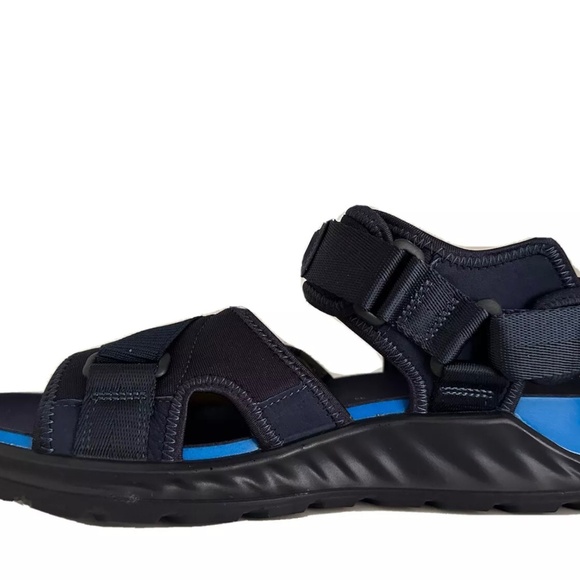 Men’s Sandals ECCO Sport Exowrap 3-Strap Sandal Night Sky Blue EU 43 US 9 9.5 - Picture 2 of 7